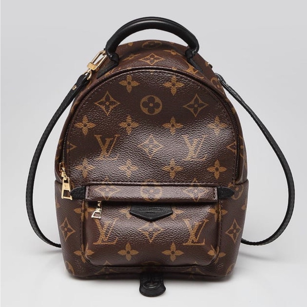 Louis Vuitton Brown and Gold Monogram Backpack